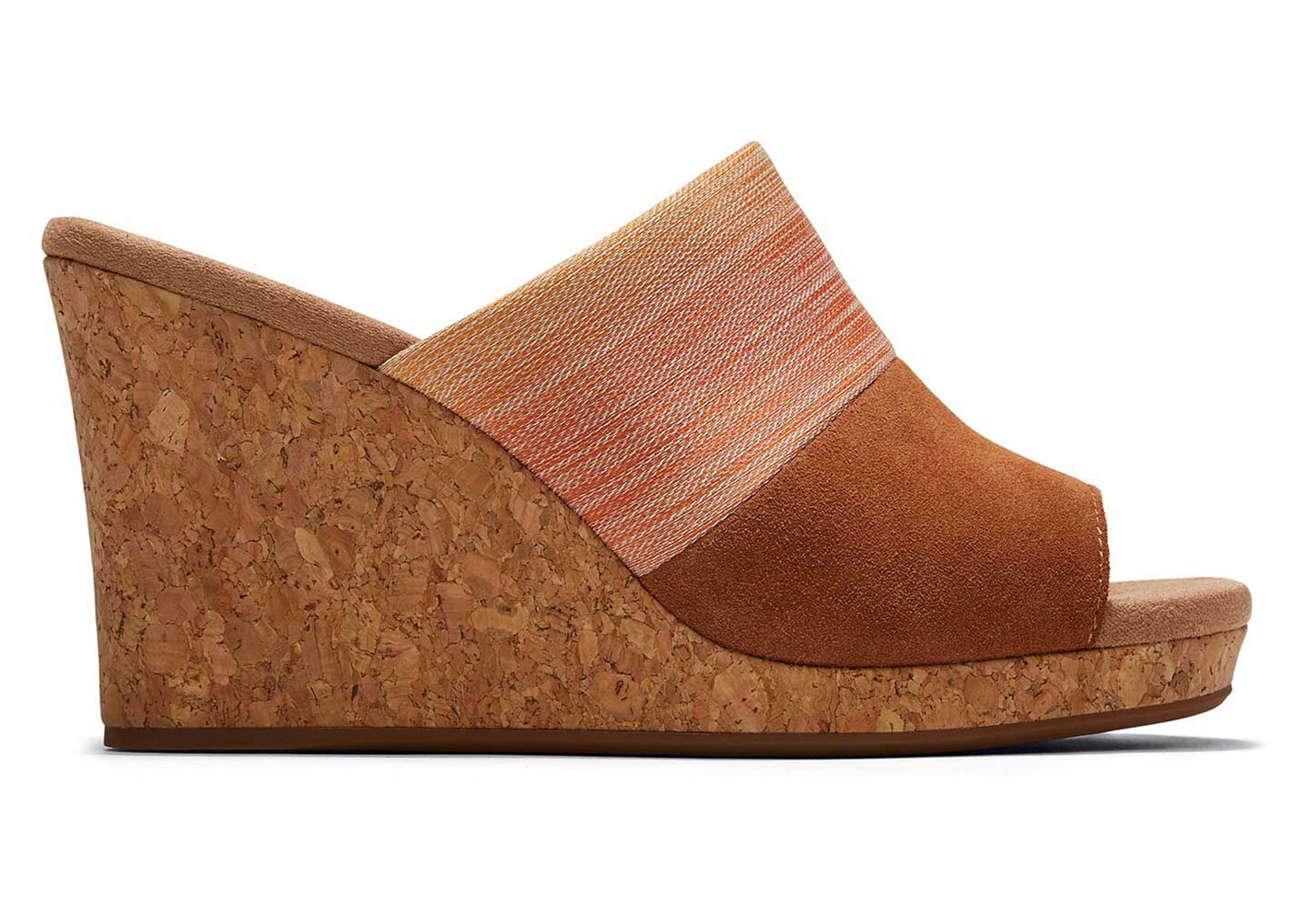 Toms Wedge Damskie Brązowe - Monica Mule Heel - 50GSMUWVF